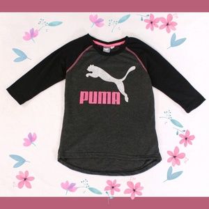 Trendy! PUMA RAGLAN TOP GIRLS SIZE 6